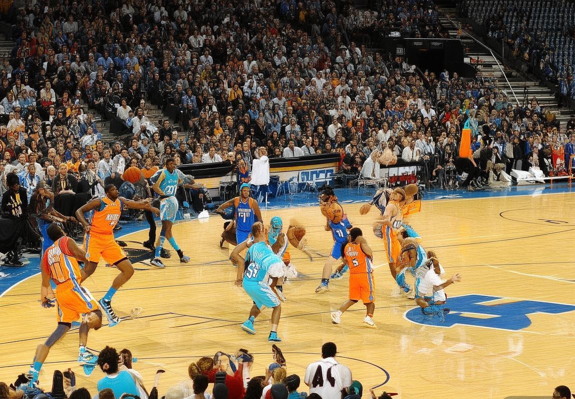 2009年NBA季后赛首轮：掘金对决黄蜂，战术智慧与球星对决